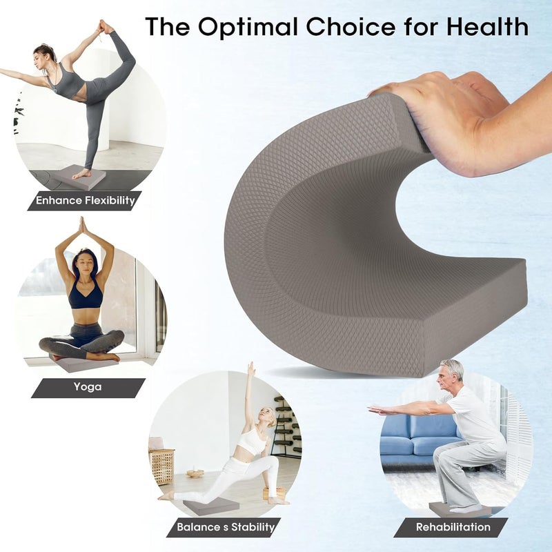 MBKHFLL Exercise Balance Pad，Balance Foam Mat for Physical Therapy Equipment & Strength Stability Training, Slip Resistant Foam Mat for Yoga, Pilates, Meditation，Gardening knee pads - Image 4
